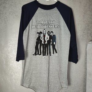 Vintage Tom Petty And The Heartbreakers Promises Tour 81 Raglan Shirt